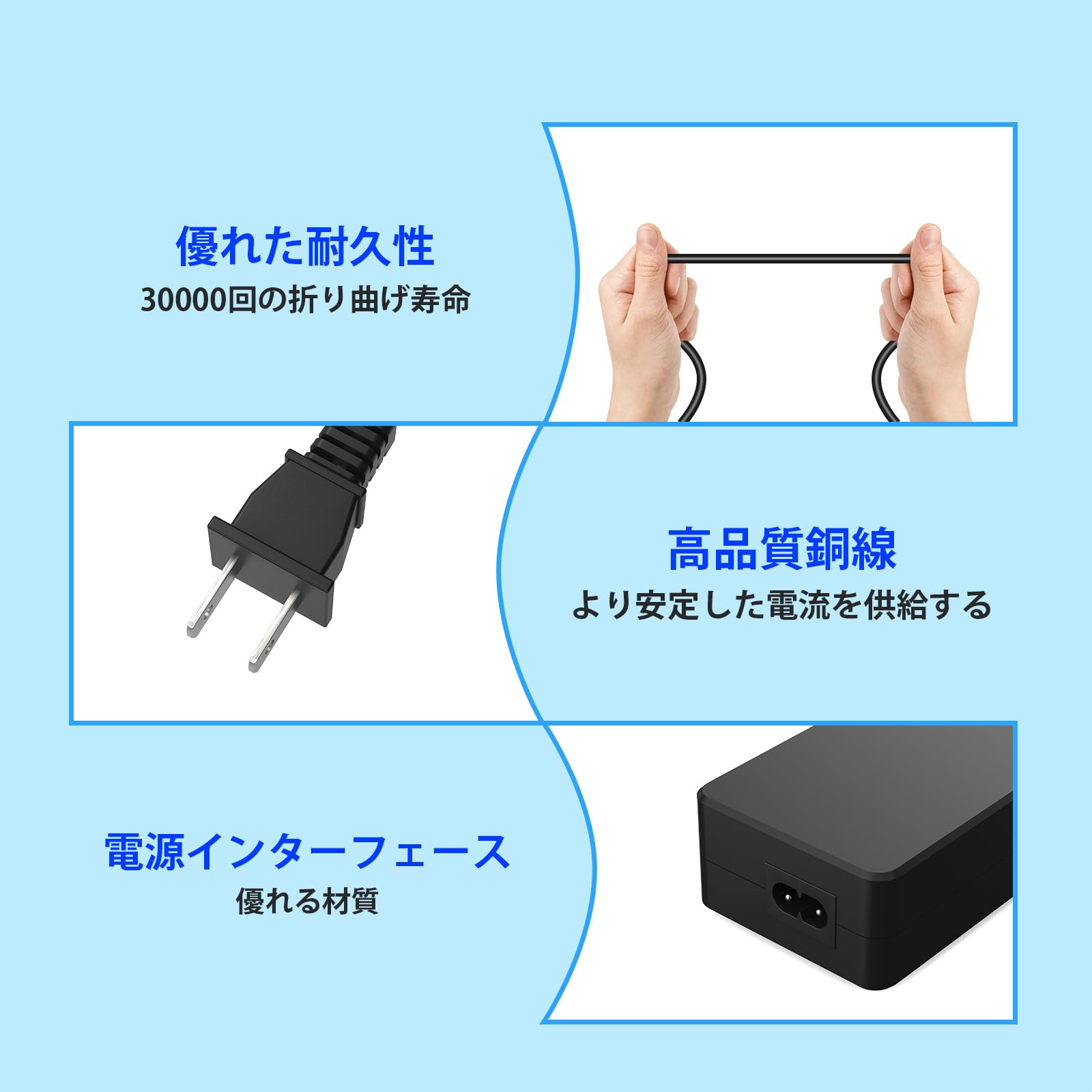 Amazon | VHBW 対応LG モニター ACアダプター 40W 19V 2.1A 対応19/20
